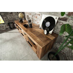 CRAFTER tömör mangófa TV - szekrény - 170cm