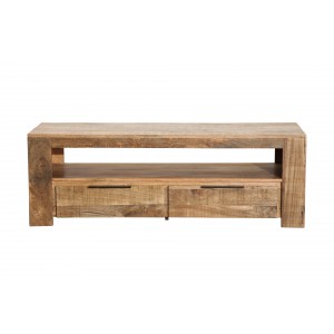 CRAFTER tömör mangófa TV- szekrény - 130cm