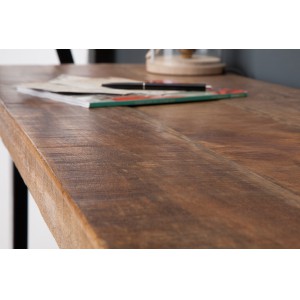 CRAFTER tömör mangófa konzolasztal - 115cm