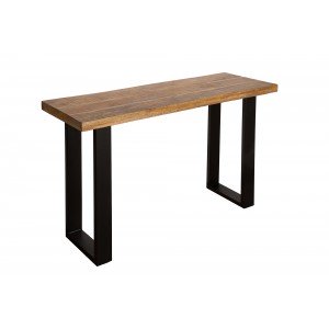 CRAFTER tömör mangófa konzolasztal - 115cm