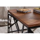 DECCAL tömör rózsafa dohányzóasztal - 60cm