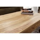 OPIUM tömör akácfa dohányzóasztal 110cm