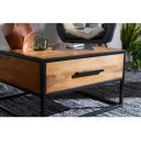 TESS  tömör rózsafa dohányzóasztal - 65cm