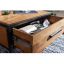 TESS  tömör rózsafa dohányzóasztal - 65cm