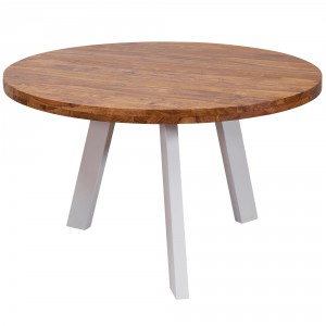 VIDAN tömör rózsafa kerek étkezőasztal - 130cm