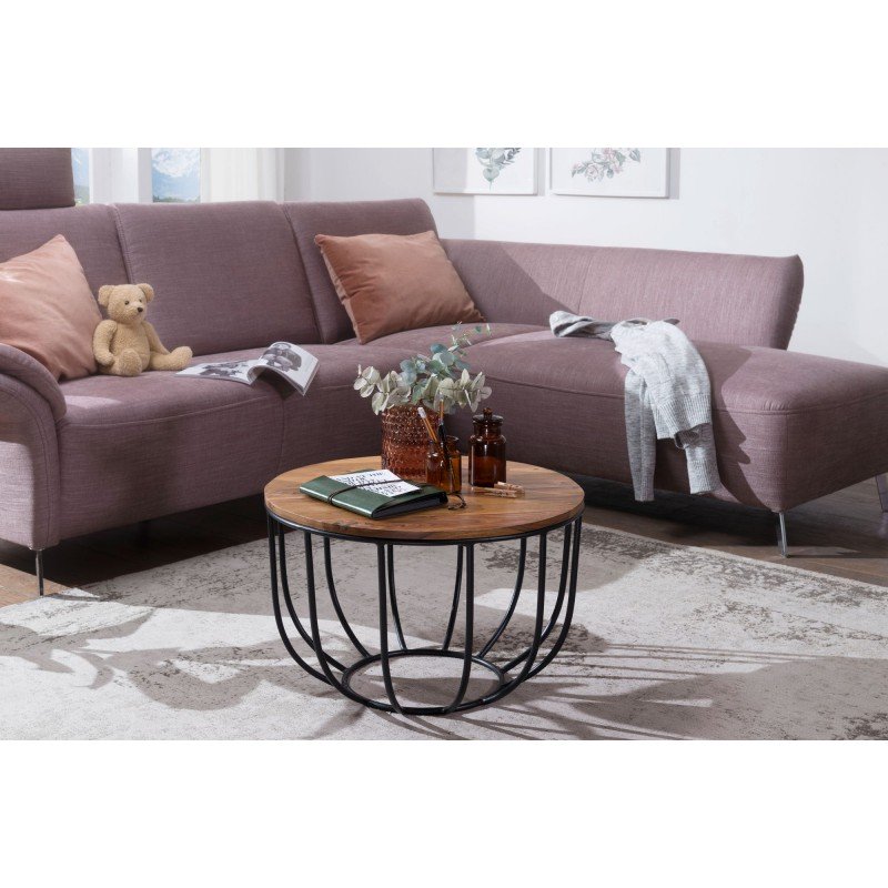 MANORA design rózsafa dohányzóasztal - 60cm