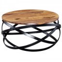 MANUR tömör rózsafa dohányzóasztal - 60cm