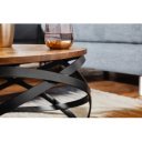 MANUR tömör rózsafa dohányzóasztal - 60cm