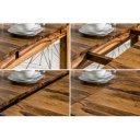 LAGOS tömör rózsafa étkezőasztal - 160-240cm