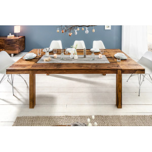 LAGOS tömör rózsafa étkezőasztal - 160-240cm