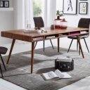 INDAUR tömör rózsafa design étkezőasztal