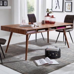 INDAUR tömör rózsafa design étkezőasztal
