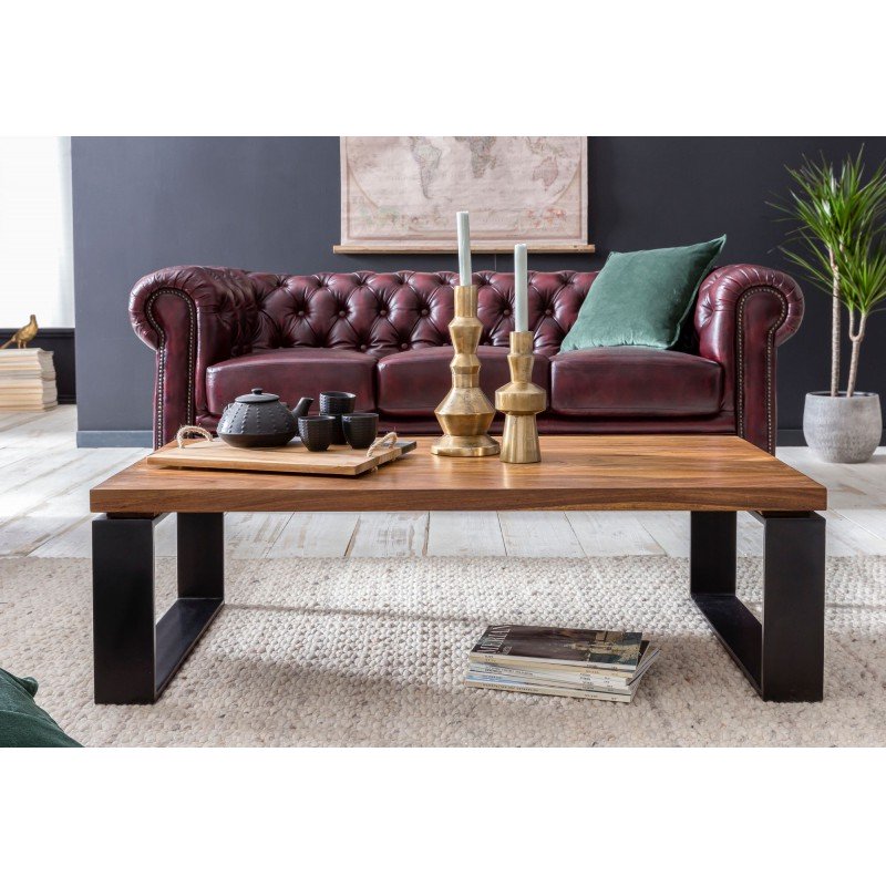 MASSIVE tömör rózsafa dohányzóasztal - 115cm