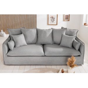 HEAVEN modern 3 személyes kanapé - szürke INVICTA