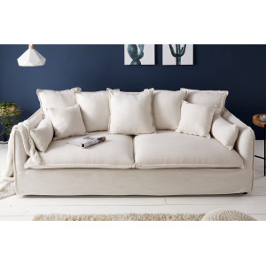 HEAVEN modern 3 személyes kanapé - beige