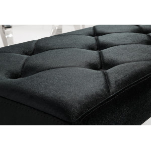 MODERN BAROCK ülőpad - fekete - 170cm