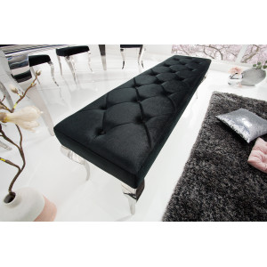MODERN BAROCK ülőpad - fekete - 170cm