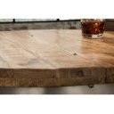 URBAN design mangófa dohányzóasztal - natúr