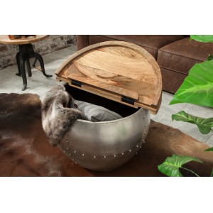 URBAN design mangófa dohányzóasztal - natúr