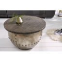 URBAN design mangófa dohányzóasztal - szürke