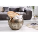 URBAN design mangófa dohányzóasztal - szürke