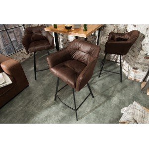 BERNARD design bárszék -  antik barna