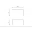 ROVERE bővíthető tölgy dekor étkezőasztal