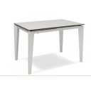 CERAMICA kerámia lapos bővíthető design étkezőasztal- fehér/szürke márvány/márvány /szürke / calacatta