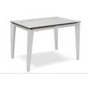CERAMICA kerámia lapos bővíthető design étkezőasztal- fehér/szürke márvány/márvány /szürke / calacatta