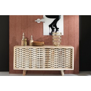 SBARRATO tömör mangófa design komód Stones