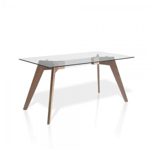 ROGER modern üveg étkezőasztal - 150cm