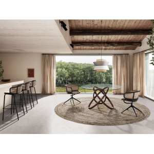 WOODEN RING design kerek étkezőasztal - 130/140/150cm