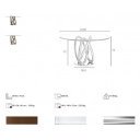 RHIZOMA design kerek étkezőasztal - 120/130/140cm