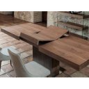 BROOKLYN design bővíthető étkezőasztal - 180-240cm - dió
