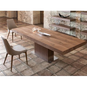 BROOKLYN design bővíthető étkezőasztal - 180-240cm - dió