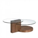 SIMONE design dohányzóasztal - dió