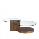 SIMONE design dohányzóasztal - dió