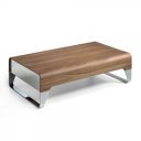 SOLO design dohányzóasztal - dió - 120cm