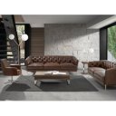 SOLO design dohányzóasztal - dió - 120cm