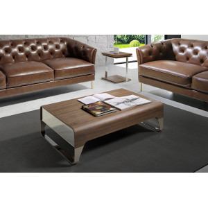 SOLO design dohányzóasztal - dió - 120cm Angel Cerdá