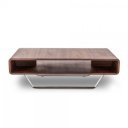 EMERALD design dohányzóasztal - dió - 120cm