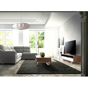 EMERALD design dohányzóasztal - dió - 120cm