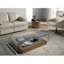 SKY design dohányzóasztal - dió - 120cm