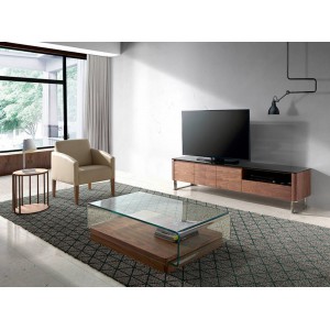 SKY design dohányzóasztal - dió - 120cm