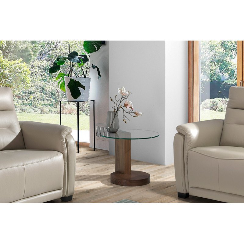 SIMONE design lerakóasztal - dió