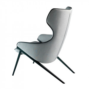 SLIM design fotel - világosszürke