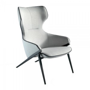 SLIM design fotel - világosszürke