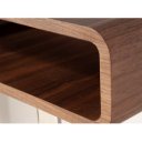 EMERALD design konzolasztal - dió - 120cm