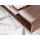 EMERALD design konzolasztal - dió - 120cm