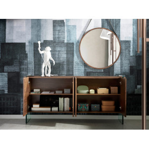 HILTON design komód - dió -170cm